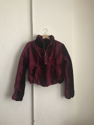 Zara Bordo şişme mont