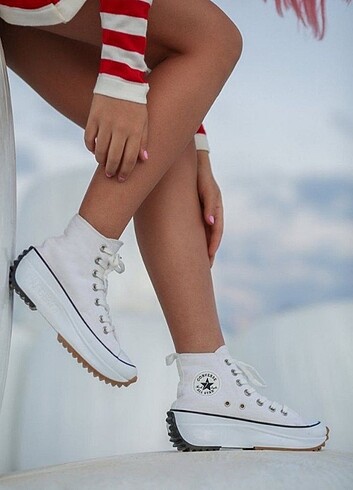 36 Beden beyaz Renk Converse Wanderson Run Star Bilek sifir ürün