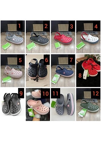 Crocs Terlik çeşitleri