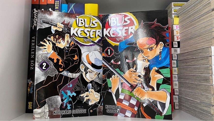 İblis keser 1 ve 2 set manga