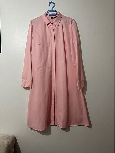 Pembe tesettür tunik