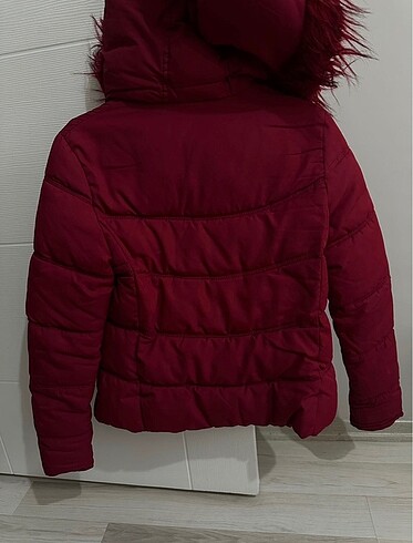Bershka Bordo şişme mont