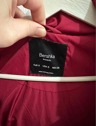 s Beden bordo Renk Bordo şişme mont