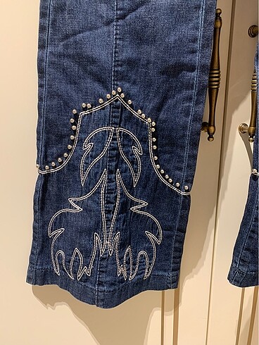 American Vintage vintage işlemeli pantolon