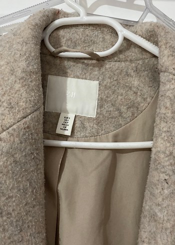 H&M Bej Uzun Kışlık Kaban
