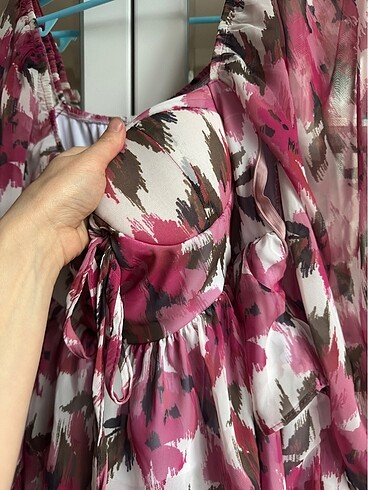 xs Beden Şifon mini elbise