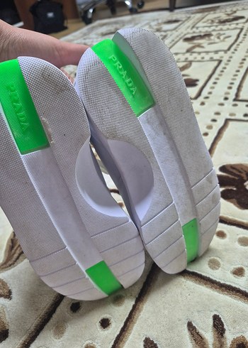 Kadın Beyaz Bağcıklı Sneakers - Görsel 4