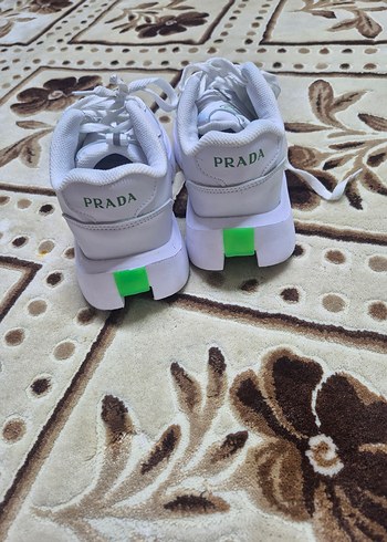 Kadın Beyaz Bağcıklı Sneakers - Görsel 3