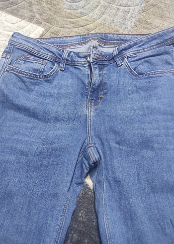 Mavi Normal Kesim  çocuk Kot Pantolon - Görsel 2