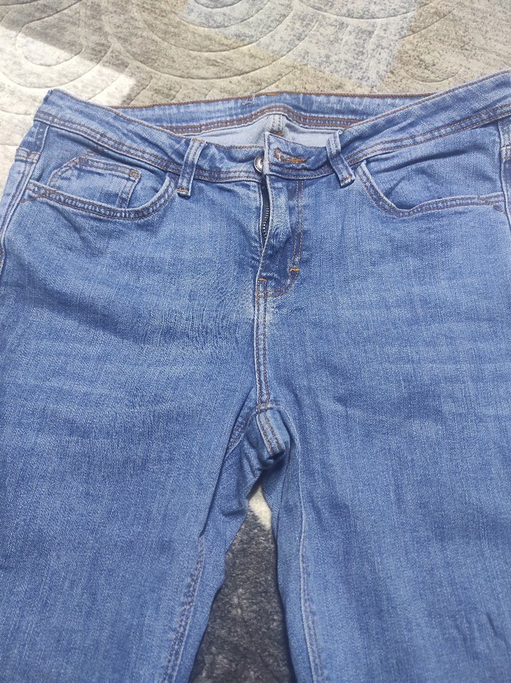 Mavi Normal Kesim  çocuk Kot Pantolon - Görsel 2