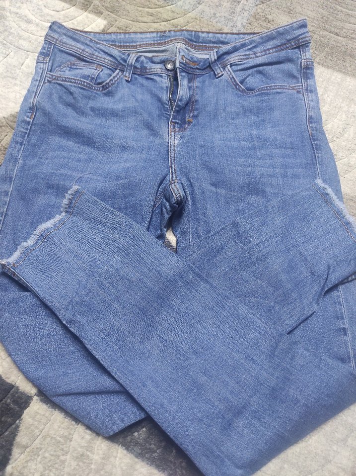 Mavi Normal Kesim  çocuk Kot Pantolon - Görsel 3