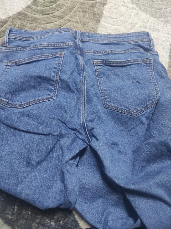 Mavi Normal Kesim  çocuk Kot Pantolon - Görsel 4