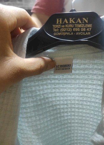 Mavi Erkek Kısa Kollu Gömlek - Görsel 3