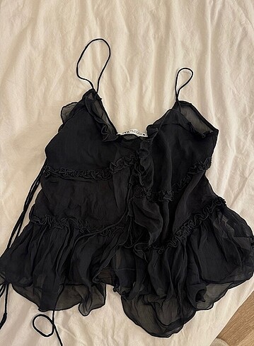 Zara Boho şık askılı üst