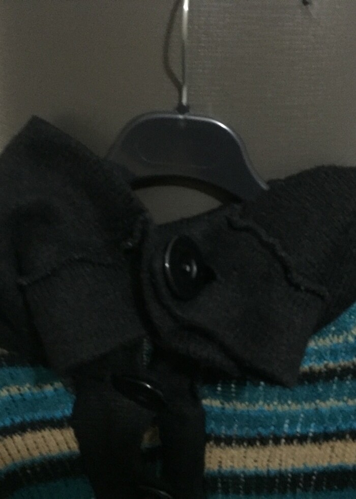 Önden düğmeli triko - Görsel 3