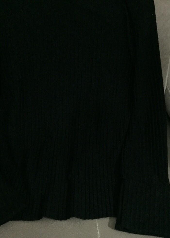 Yumuşak yünlü dokusuyla Zara spor şık kazak...SIFIR AYARINDA - Görsel 3