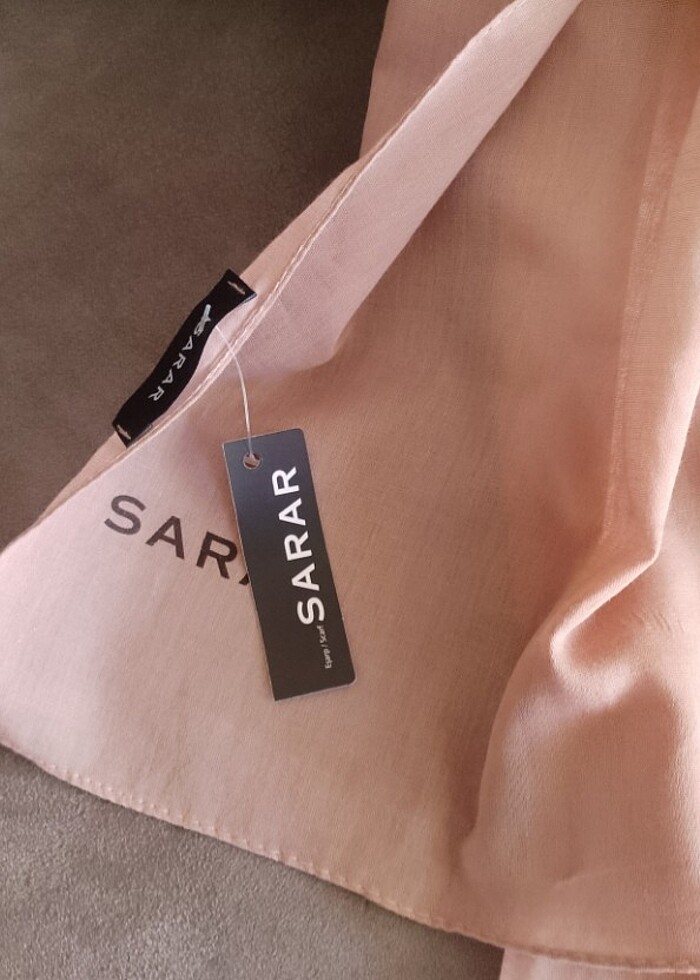 Sarar etiketli baharlık ince şal - Görsel 2