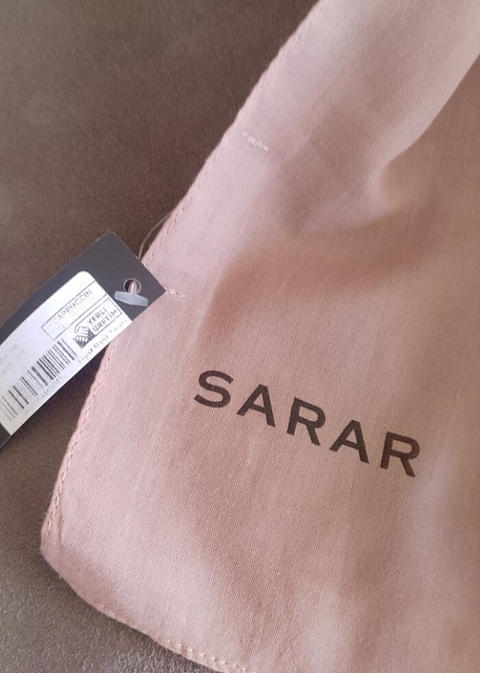 Sarar etiketli baharlık ince şal - Görsel 4