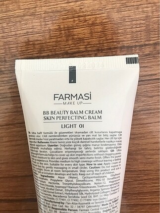 Farmasi Farmasi Bb Cream 01 light