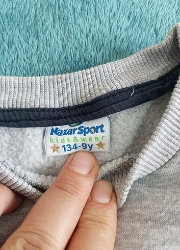 9 Yaş Beden Nazar Sport sweat 3 iplik