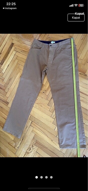 l/xl Beden Pantolon pardesü