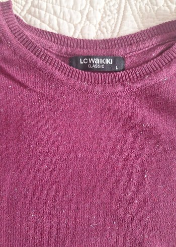 LC Waikiki Bordo Kadin Triko Kazak