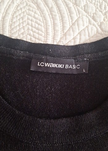 LC Waikiki Basic Siyah Kadin Yun Kazak