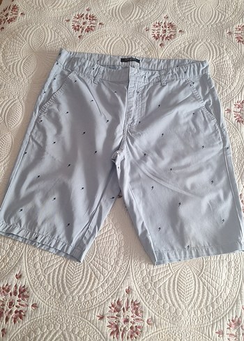 LCW Casual Gri Kemerli Keten Pantolon - Görsel 5