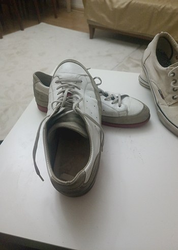 Erkek Beyaz Günlük Spor Ayakkabı 44 numara 28 cm - Görsel 5