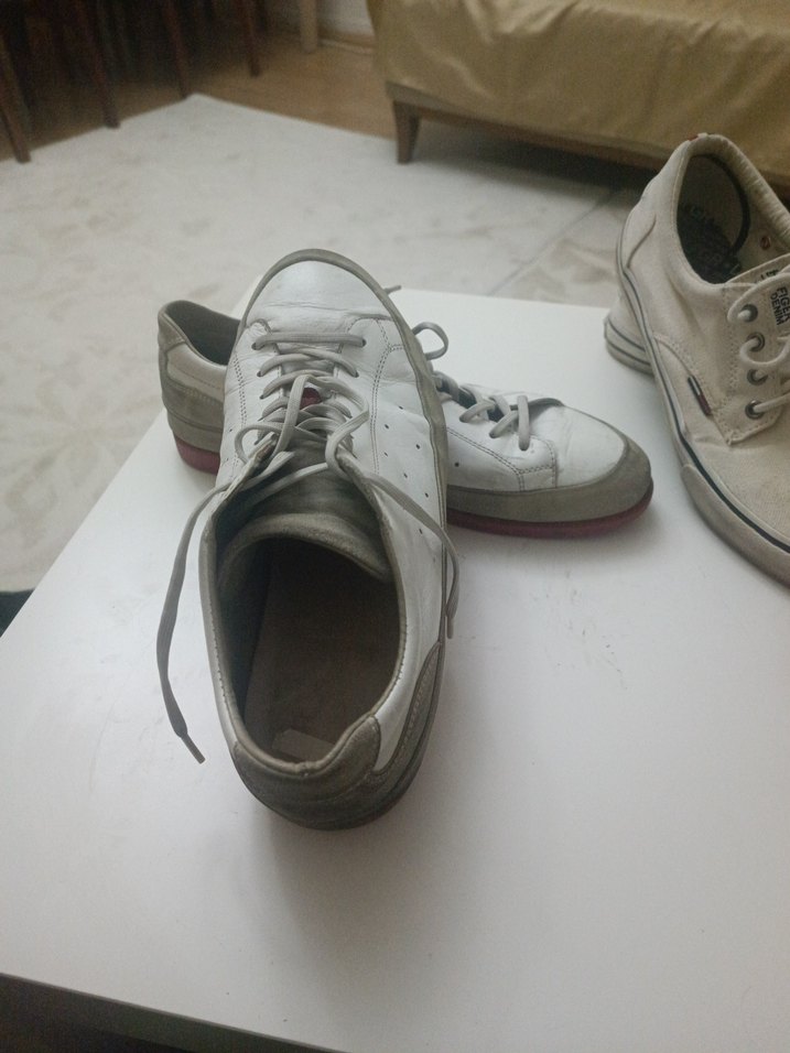 Erkek Beyaz Günlük Spor Ayakkabı 44 numara 28 cm - Görsel 5