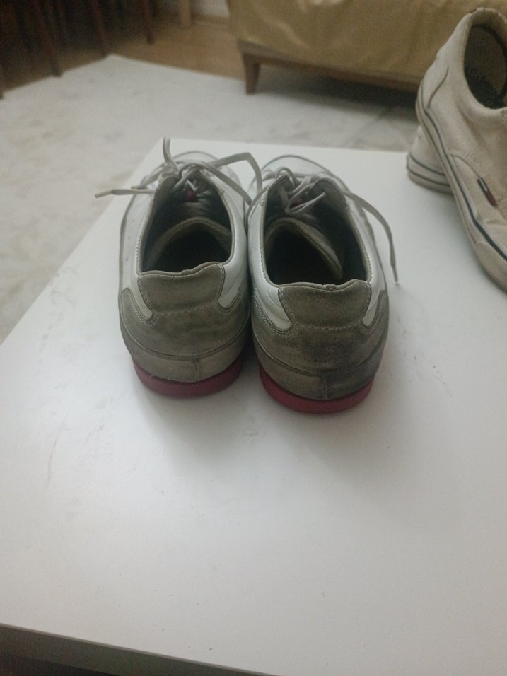 Erkek Beyaz Günlük Spor Ayakkabı 44 numara 28 cm - Görsel 4