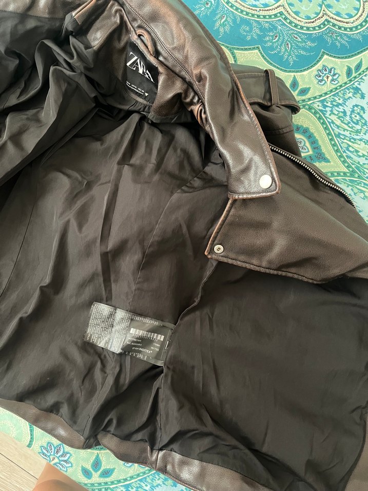 ZARA DERİ CEKET - Görsel 4