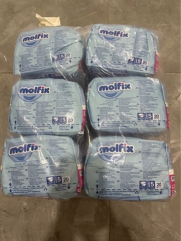 Molfix No:5 Bebek Bezi 120 adet