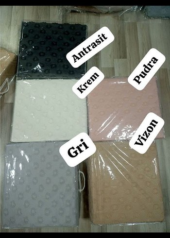 Gri Puantiyeli Yatak Örtüsü - Görsel 9