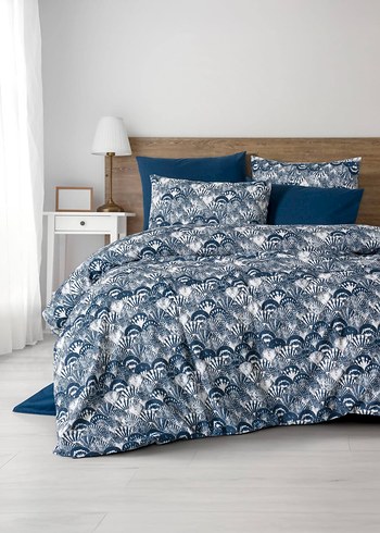 Forhome Arina Desenli Gri Kahverengi Nevresim Takımı - Görsel 4