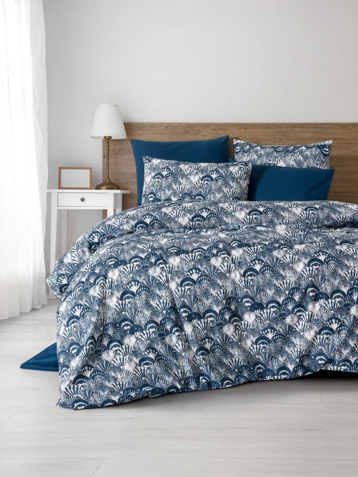 Forhome Arina Desenli Gri Kahverengi Nevresim Takımı - Görsel 4