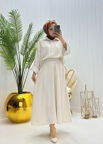 Siyah Uzun Salaş Kadın Elbise - Görsel 5