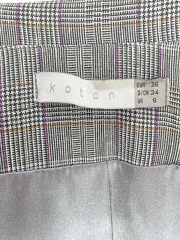 36 Beden gri Renk Koton Blazer %70 İndirimli.