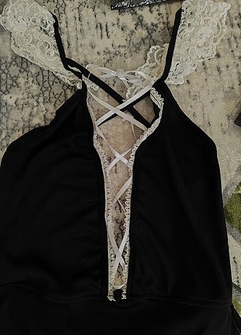Zara Phevos Dantelli Seksi Hizmetçi Kostüm