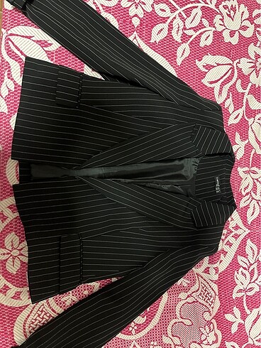 Çizgili blazer