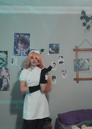 Diğer doki doki r nurse kostumu