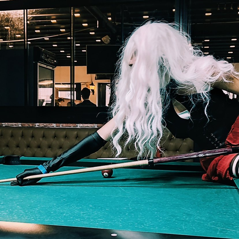 angel dust peruk(pembe beyaz renginde) - Görsel 2