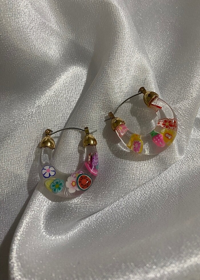 Renkli küpe - Görsel 2