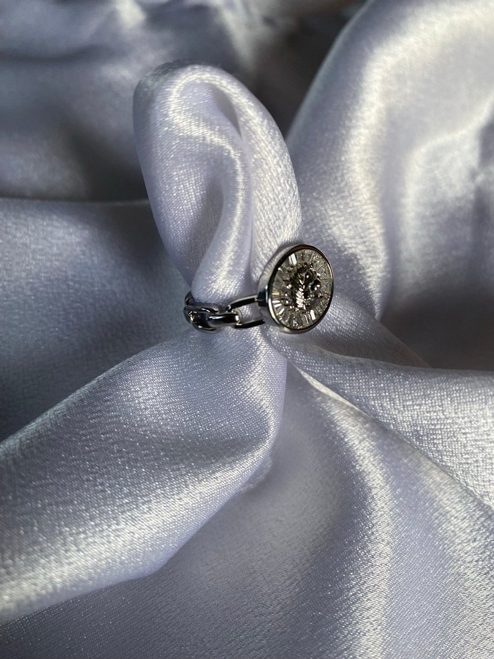 Aslan detaylı taşlı yüzük - Görsel 2