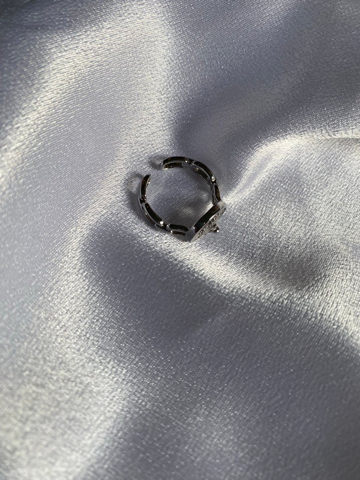 Aslan detaylı taşlı yüzük - Görsel 3