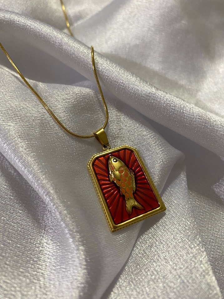 Balıklı tarot kolye - Görsel 3