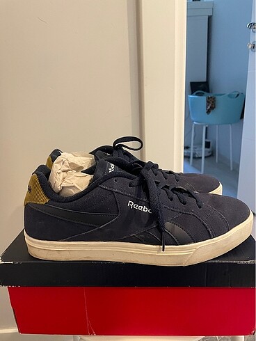 Reebok SÜET lacivert spor ayakkabı
