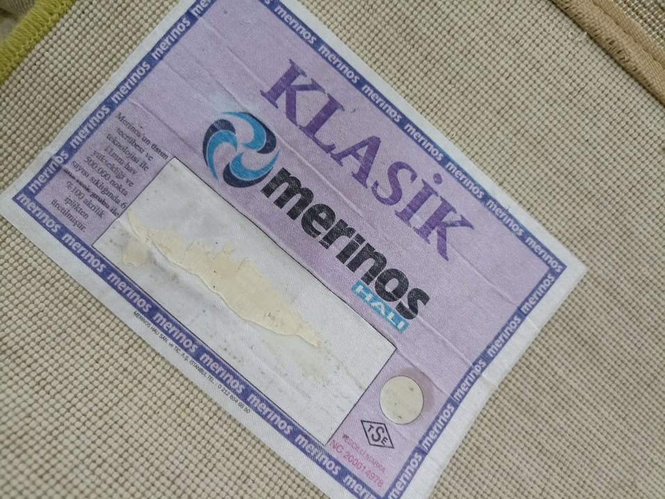 Merinos Çok Renkli Soyut Desenli Halı - Görsel 2