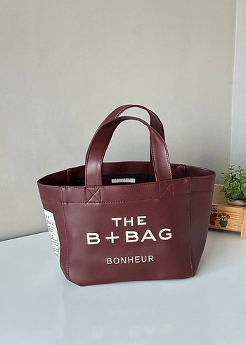 Bordo Deri Kadın Omuz Çantası - Bonheur