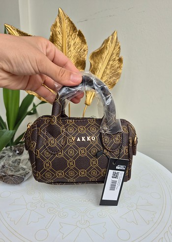 Beden kahverengi Renk Vakko Mini Kadın Kahverengi Modern Çanta